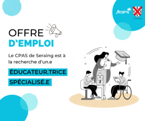 Offre d’emploi: le CPAS recrute un éducateur spécialisé A1