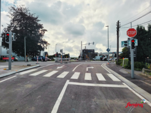 La rue du Gonhy à Boncelles rouverte ce jeudi après-midi