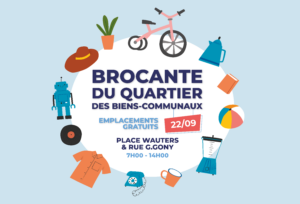 Participez à la brocante des Biens-Communaux: les emplacements sont gratuits!