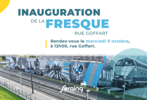 Inauguration de la fresque de la Gare de Seraing