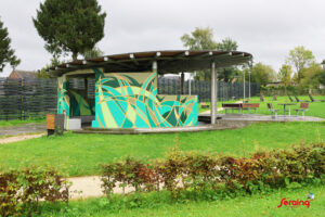 Nouvelle fresque au parc de Boncelles