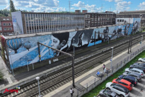 La fresque de la gare de Seraing est inaugurée !