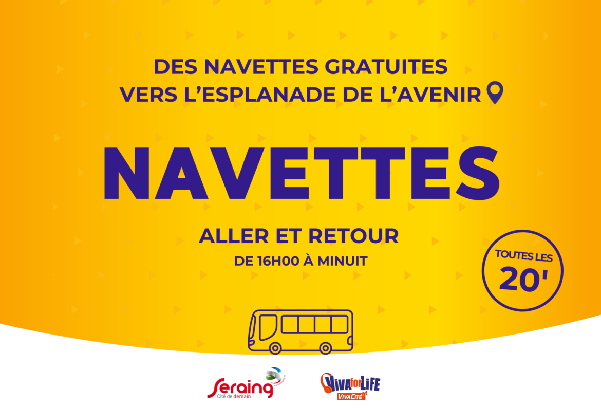 Parkings et navettes : facilitez vos déplacements durant Viva for Life