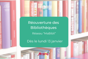 Les bibliothèques de Seraing rouvriront à partir du 13 janvier: découvrez le nouveau réseau Mabibli