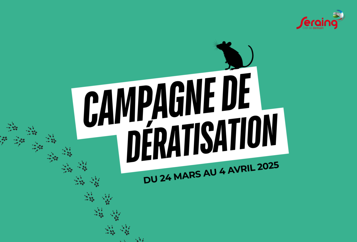 Première campagne de dératisation pour 2025: elle se déroulera du 24 mars au 4 avril